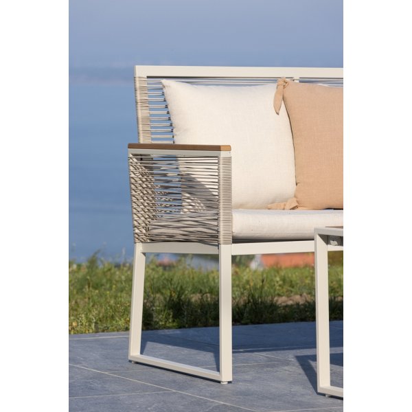 Dallas soffgrupp - Beige/ljusgrå Dallas soffgrupp - Beige/ljusgrå
