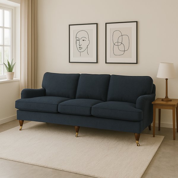 Soffa Howard Watford Deluxe - Svngd howard soffa 225 cm + Flckborttagare fr mbler