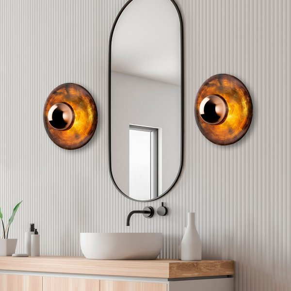 Kurt wandlamp 48 cm - Koper