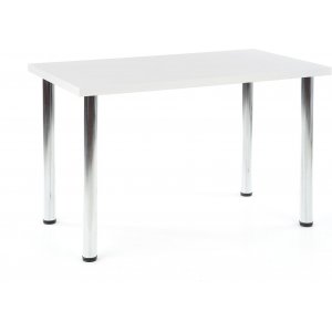 Table  manger Buno 120 cm - Blanc/chrome