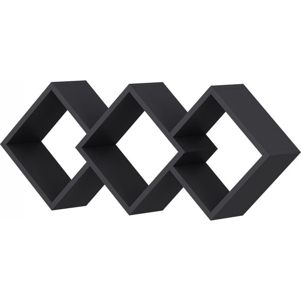 Galaxy wandplank Antraciet