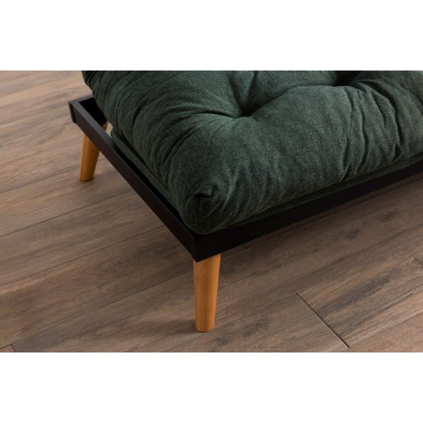 Canap convertible 3 places Saki - Vert