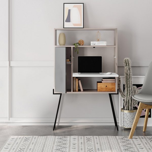 Tatti skåp - Ljus mocka/vit/antracit Tatti skåp - Ljus mocka/vit/antracit