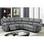 Hrnsoffa recliner gr microfiber + Textilskydd fr mbler