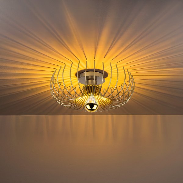 Karson taklampa Ø36 cm - Guld Karson taklampa Ø36 cm - Guld