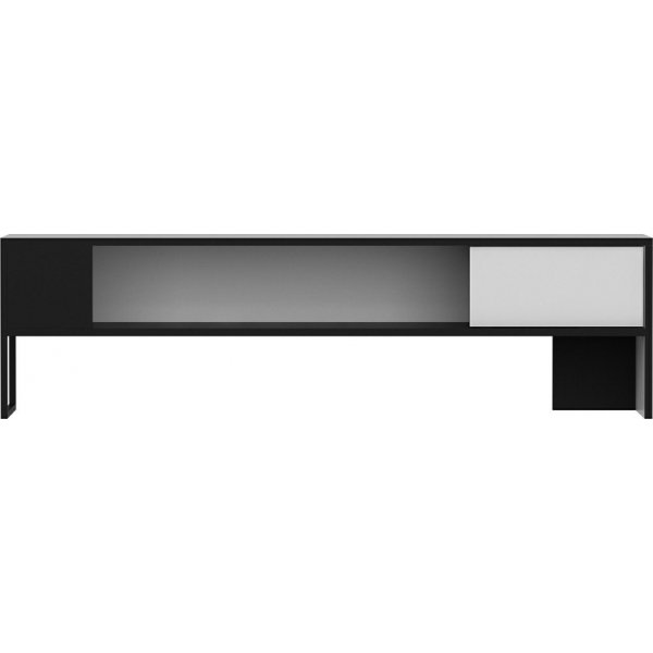 Banc multimédia Concord - Blanc/noir Banc multimédia Concord - Blanc/noir