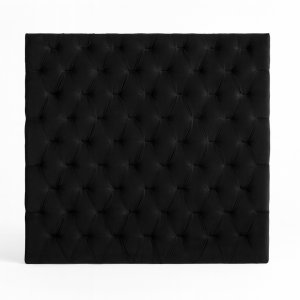 Tropic sänggavel 180 cm - Svart sammet (matt) Tropic sänggavel 180 cm - Svart sammet (matt)