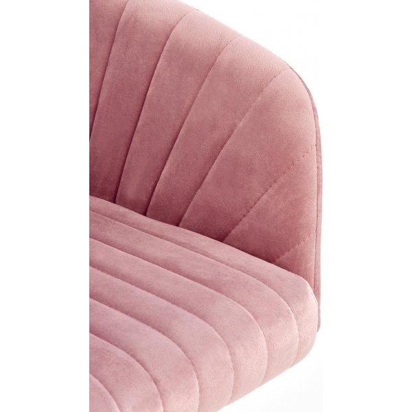 Chaise de bureau Intonaco - Velours rose Chaise de bureau Intonaco - Velours rose