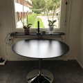 Kundbild Ibiza matbord Ø110 cm - Svart/krom: Snabb och smidig leverans. Lätt...