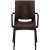 Groupe de salle  manger d\\\'extrieur Meco avec chaises  structure - Marron