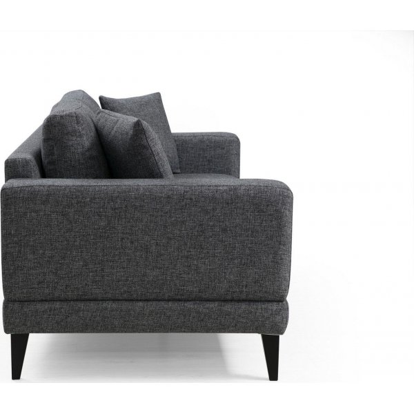 Nordic 2-sits soffa - Mrkgr