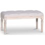 Cholet sittbnk Bredd 80 cm - Antik finish / Linne