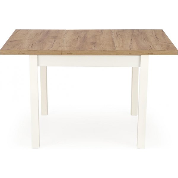 Table à manger Callahan 90-125 x 90 cm - Chêne artisanal/blanc Table à manger Callahan 90-125 x 90 cm - Chêne artisanal/blanc