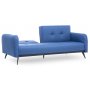 Sandbck 2-sits bddsoffa - Bl/svart