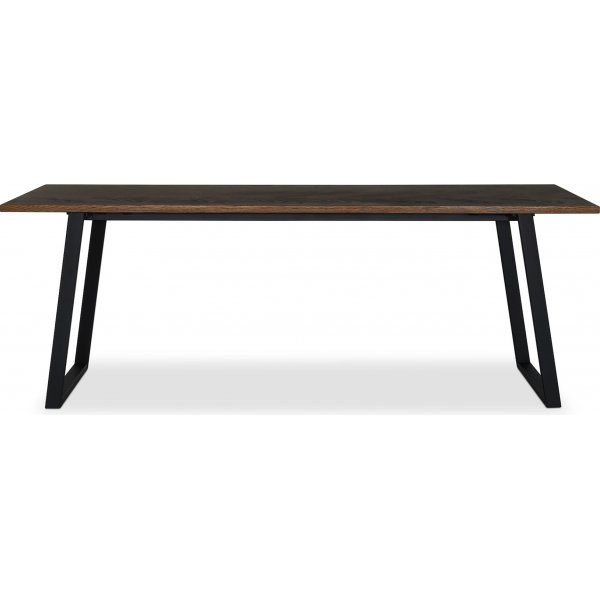 Edge matbord 240x90 - Brownstained fishbone