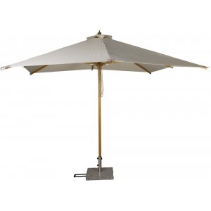 Naxos parasoll 300 x 300 cm - Natur/Vit