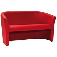 Charity 3-sits soffa - Röd (PU) Charity 3-sits soffa - Röd (PU)