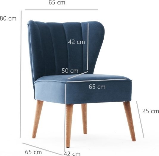 Fauteuil Layla - Bleu