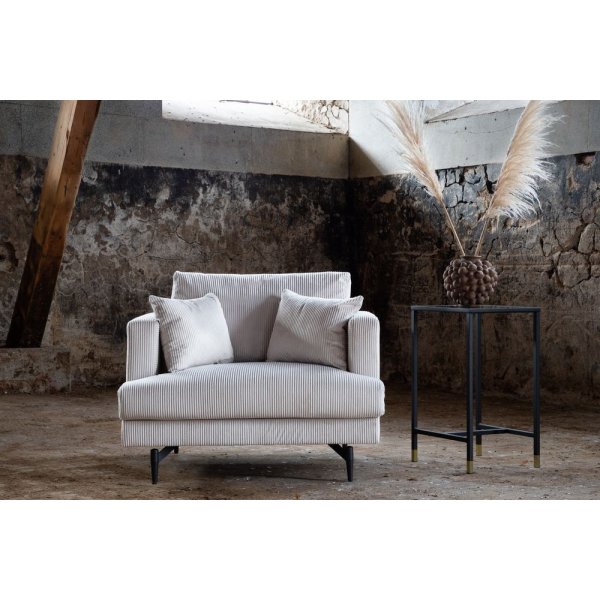 Hedlunda fauteuil - Beige corduroy Hedlunda fauteuil - Beige corduroy