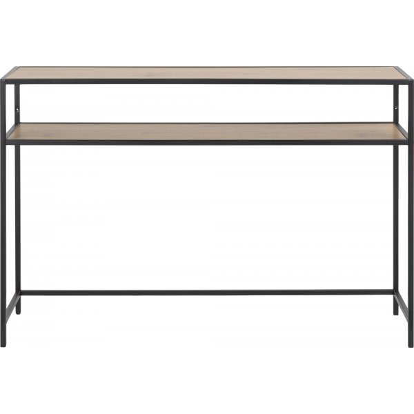Seaford consoletafel 120 cm - Eiken/zwart