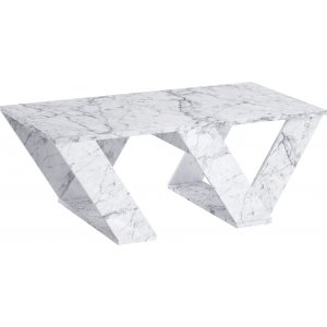 Pipra soffbord 110 x 60 cm - Carrara marmor