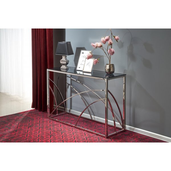 Table console Hibura 120x 40 cm - Argent