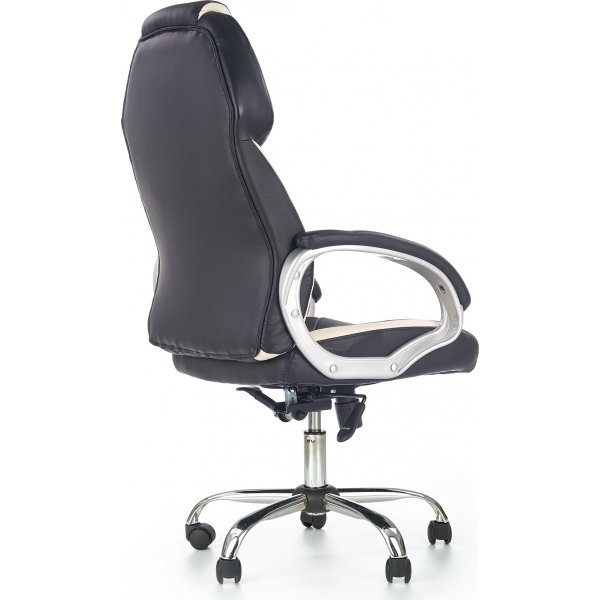 Johanne kontorsstol - Svart/vit