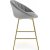 Tabouret de bar Pelican 112 - Gris/dor