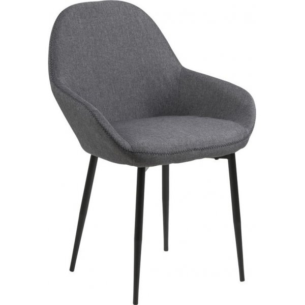 Candis karmstol - Gr/svart