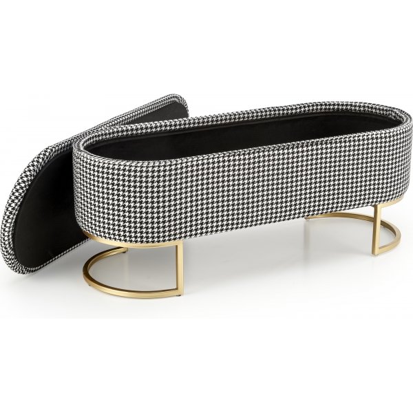 Banc Harmony - Noir/blanc/or Banc Harmony - Noir/blanc/or