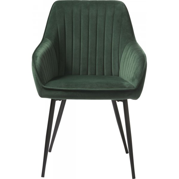 Boston Karmstol i grön sammet Boston Karmstol i grön sammet