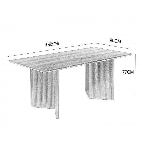 Crossby matbord 180x90 cm - Ek Crossby matbord 180x90 cm - Ek