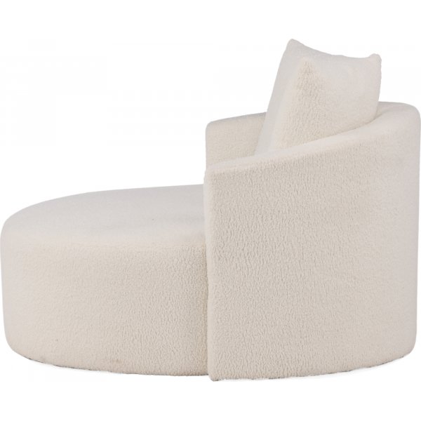 Canap 2 places Kelso - Teddy blanc