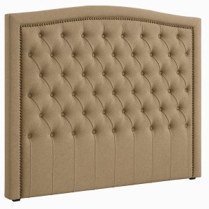 West sänggavel med nitar - Beige West sänggavel med nitar - Beige