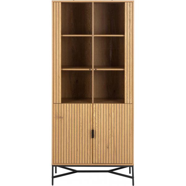 Jaipur vitrinskp - Natur/matt svart