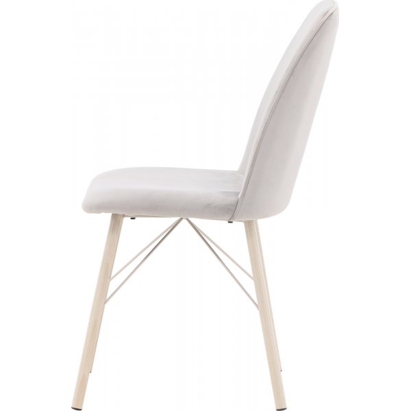 Chaise de salle à manger de tous les jours - Gris/blanchi Chaise de salle à manger de tous les jours - Gris/blanchi