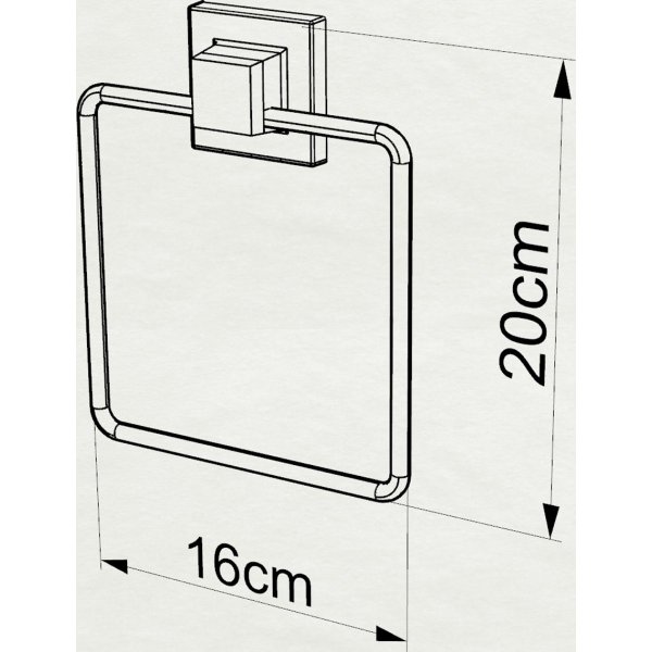 Porte-serviettes Effi 234 - Noir Porte-serviettes Effi 234 - Noir