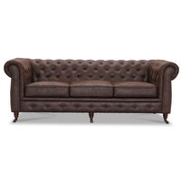 Chesterfield Cambridge 3-sits soffa - Vintage tyg Chesterfield Cambridge 3-sits soffa - Vintage tyg