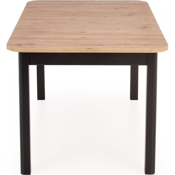 Table à manger extensible Bloom 90x160-240 cm - Chêne / Noir Table à manger extensible Bloom 90x160-240 cm - Chêne / Noir