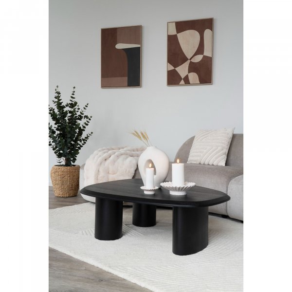 Tirano salontafel 96 x 78 cm - Zwart