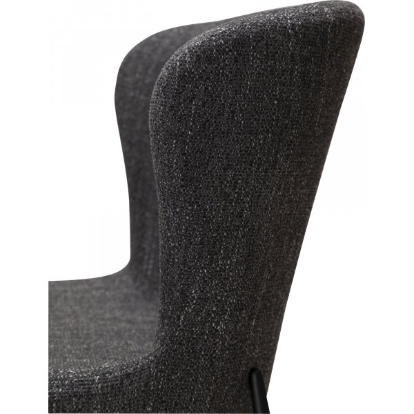 Chaise de salle à manger Glam - Boucle noire Chaise de salle à manger Glam - Boucle noire