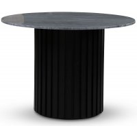 Sumo matbord Ø105 - Svartbets / Grå marmor Sumo matbord Ø105 - Svartbets / Grå marmor