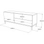 Luvio mediabnk 5 - Silver/svart