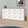 Space byr med 8 ldor - Ek/vit