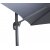 Leeds stllbar parasoll 300 cm - Svart/Mrkgr
