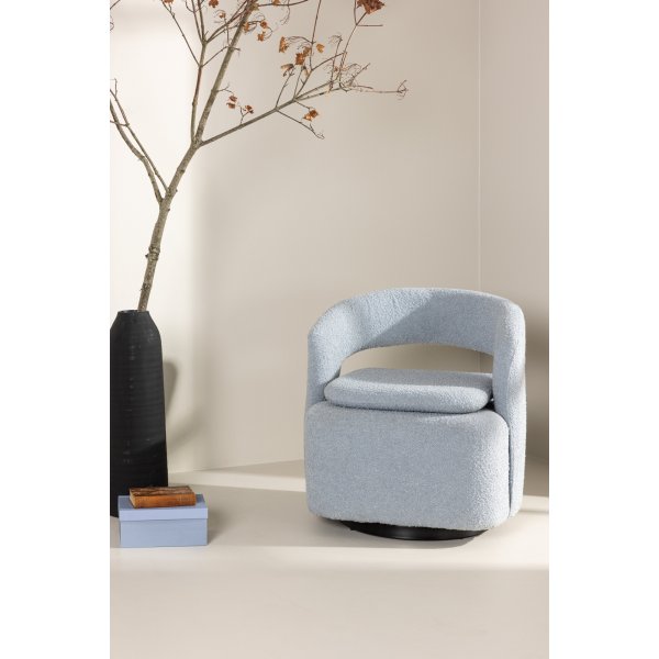 Fauteuil Laurel - Bleu clair Fauteuil Laurel - Bleu clair