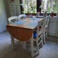 Kundbild Merida klaffbord 120-156 cm - Vit/ek: Så glad och nöjd :)
Två av mina...