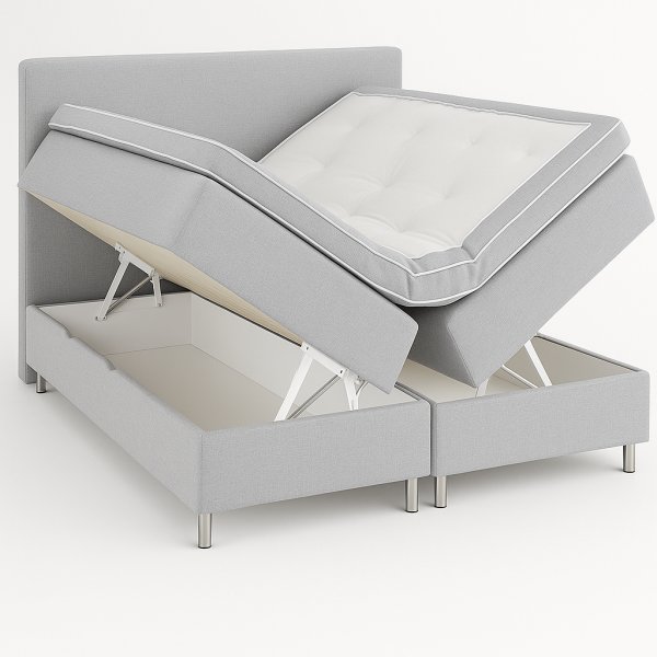 Dubbelsng Accent 180 cm - Ljusgr