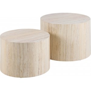 Dice salontafel 50/58 cm - Beige