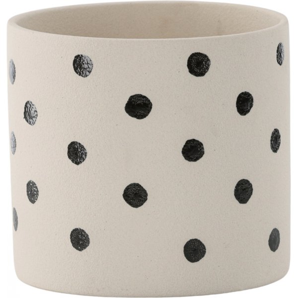 Pot Sane 18 x 17 cm - Noir/Blanc Pot Sane 18 x 17 cm - Noir/Blanc